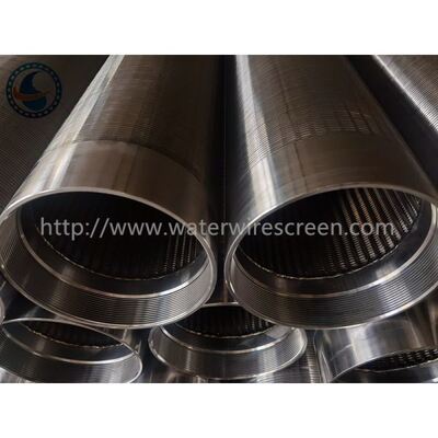 SS304 Vee Wire Water Well Screen Filter For Sand Control