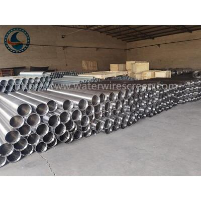 SS304 Vee Wire Water Well Screen Filter For Sand Control