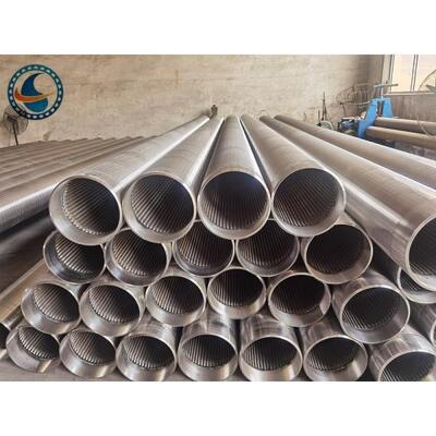 Non Magnetic Wedge Wire 0.25mm Slot Sand Control Screens Stainless Steel For Water Well