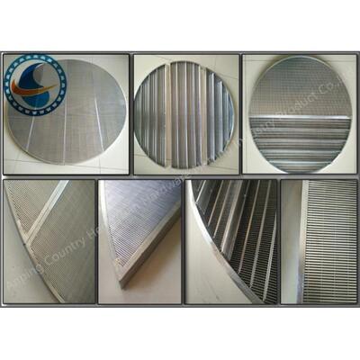 25-1200mm Diameter Welded Wedge Wire Screen Panels For Petrochemical