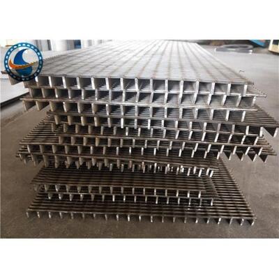 SS 304 Welded Wedge Wire Screen Panels Wear Resistant With High Strength