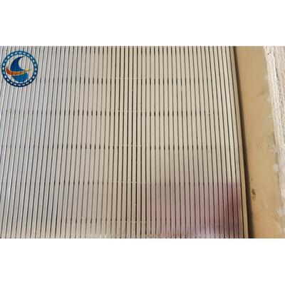 4m Length Stainless Steel Slotted Wedge Wire Screen Panels For Food Filter