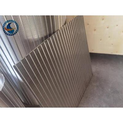 4m Length Stainless Steel Slotted Wedge Wire Screen Panels For Food Filter