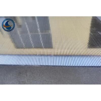 100mm Slot Wedge Wire Screen Panels Stainless Steel Customized