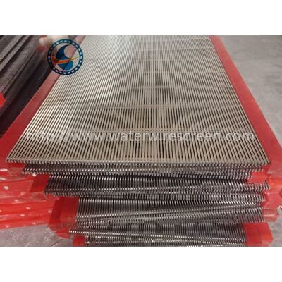 1.7mm Slot Aisi 304 Wedge Wire Panels With Polyurethane Frame