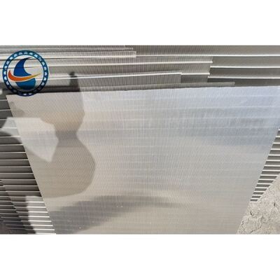 620mm Width Stainless Steel AISI 316L Wedge Wire Screen Plates With Acid Washing Surface