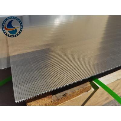 620mm Width Stainless Steel AISI 316L Wedge Wire Screen Plates With Acid Washing Surface