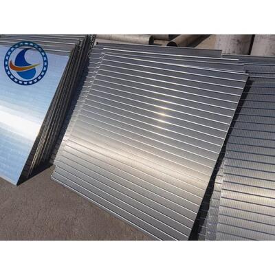 620mm Width Stainless Steel AISI 316L Wedge Wire Screen Plates With Acid Washing Surface