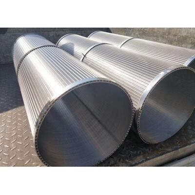 304 Stainless Steel Wire Cylinder Basket , Anti Clogging Rotating Drum Screen