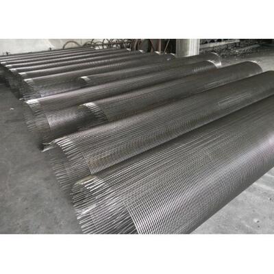 316L Grade Special Specification Johnson Slot Screen Drum SS Rotary Reverse Bake Flush