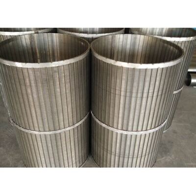 AISI 304 V Slot Johnson Wire Screen Basket With High Filtration Accuracy