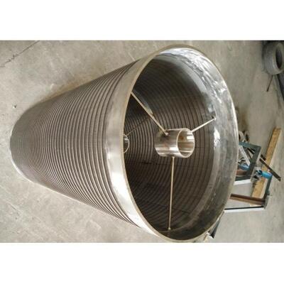 AISI 304 V Slot Johnson Wire Screen Basket With High Filtration Accuracy