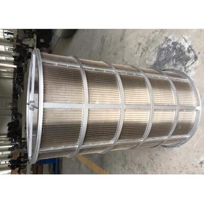 High Efficiency Stainless Steel Screw Press Screen With Sturdy Constriction