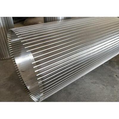 304 Stainless Steel Johnson Screen Filter , Water Treatment Wire Mesh Drum