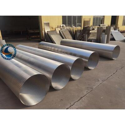 316l Stainless Steel Profile Wire CIQ Rotary Drum Screen Cylinders