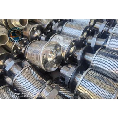 Wedge Wire Wrapped Screen Water Filter Nozzles Stainless Steel Slot 0.25mm