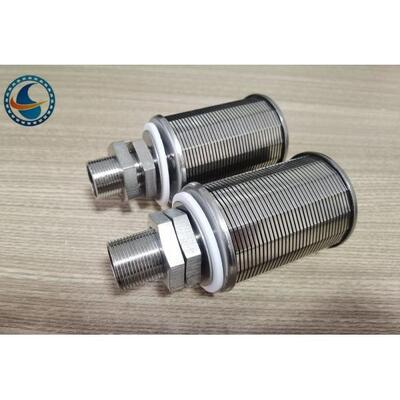 Wedge Wire Screen Filter 304 Stainless Steel Water Nozzle With M24 Threaded
