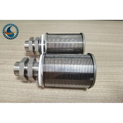 Wedge Wire Screen Filter 304 Stainless Steel Water Nozzle With M24 Threaded