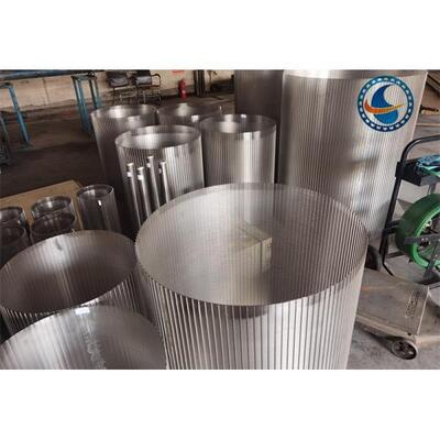 Bucket Type Stainless Steel 316l Grade Wedge Wire Filter Element OD 200mm