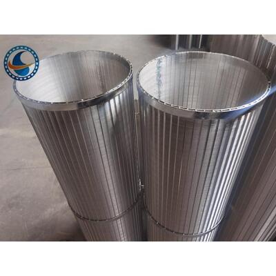 Bucket Type Stainless Steel 316l Grade Wedge Wire Filter Element OD 200mm