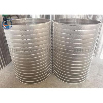 Stainless Steel 304 V Slot Johnson Wedge Wire Screens Centrifuge Filtration