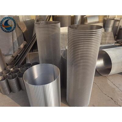 Reversed Profile Slotted Wedge Wire Pipe Stainless Steel 304