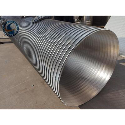 Reversed Profile Slotted Wedge Wire Pipe Stainless Steel 304