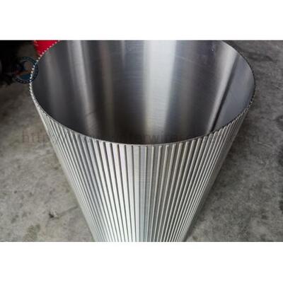 Stainless Steel 316L Vee Shaped Wire Wedge Wire Screen Pipe