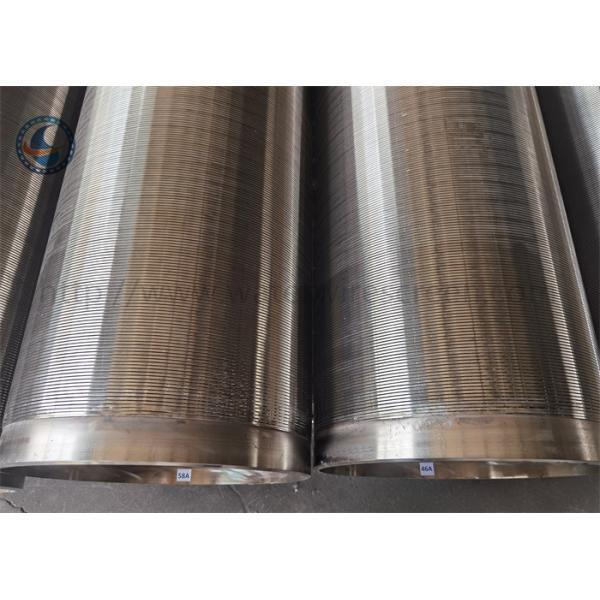 Stainless Wire Wraps 4 Inch Well Screen Filter Pipes Reduce Energy Consumption