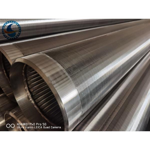 304SS Continuous Slot Profile Wire Screen Filter 8-5/8" #40 Slot Opening