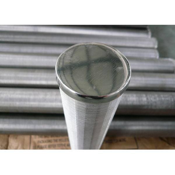 SS Wedge Wire Screen Pipe Non Clogging For Liquid / Gas / Solid Filtration