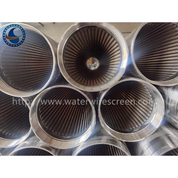 SS304 Vee Wire Water Well Screen Filter For Sand Control