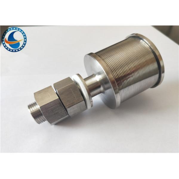 Wedge Wire Wrapped Screen Water Filter Nozzles Stainless Steel Slot 0.25mm