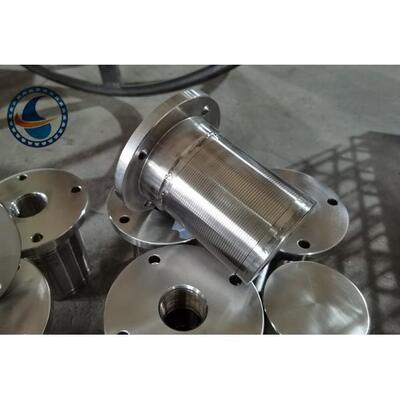 End Connection Stainless Steel 304 Wedge Vee Wire Screen With Vee Shaped Hole