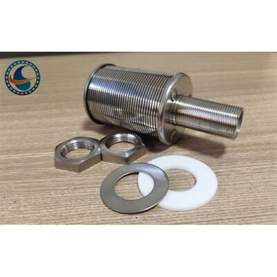Wedge Wire Screen Filter 304 Stainless Steel Water Nozzle With M24 Threaded